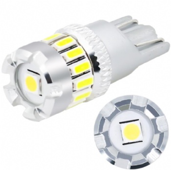 Hot selling 12V W5W T10 Led Car License Plate Light Bulb 6500K White