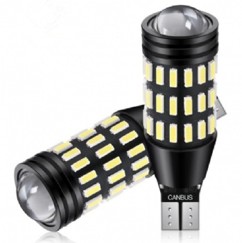 T15 LED Bulbs Canbus Error Free 4014 LED Backup Light 921 912 W16W LED Car Reverse lamp White